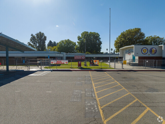 School front entrance