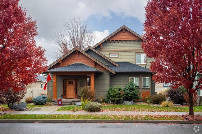 The Greenacres neighborhood sits about a ten minute drive from the city of Liberty Lake.