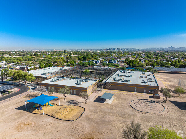 Contextual view of John F Kennedy Elementary School.