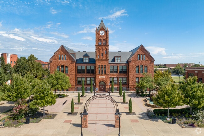 Old Tower near Ketch Acres is the first building of higher education in Oklahoma.