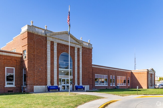 Minden East Elementary School is centrally located in Minden.