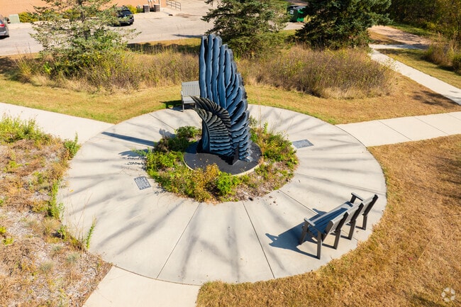 Outdoor art installations enrich Watertown’s welcoming public parks.
