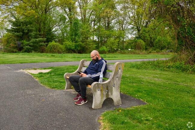 Maple Glen residents can find many spots to relax and unwind along the Horsham Power Line Trail.