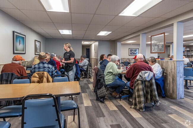Twin Lake residents love the famous Overboard Inn for their American breakfast and lunch plates.