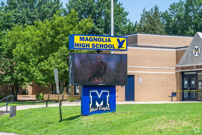 Magnolia High School has an overall rating of a C+ on Niche.