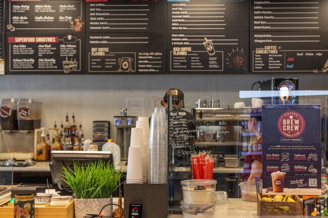 Savor signature flavored coffees and curated bites at Coffee Connection in Geneva.