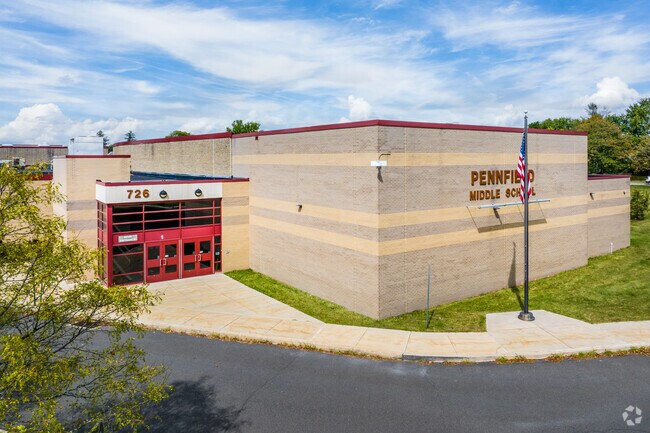 Pennfield Middle School is a modern school offering modern amenities in Hatfield.