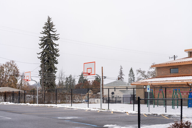 Trinity Catholic offers a couple basketball courts for it students.