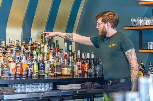 Solstice in East Walnut Hills serves great cocktails and a vegan inspired menu.