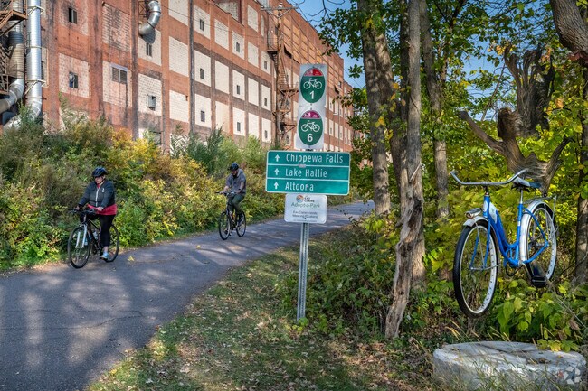 The Chippewa River State Trails runs past North River Fronts.