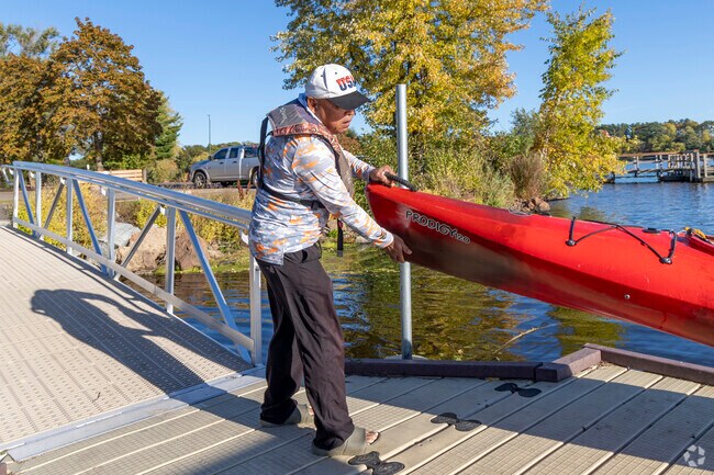 You can launch your own kayak near the southeastern side of DC Everest County Park in Wausau.