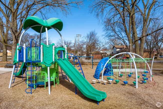 Children love playing at Emerson Park in Barcelona.