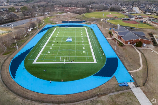 Athletic field at James Clemens High School in Madison Alabama.