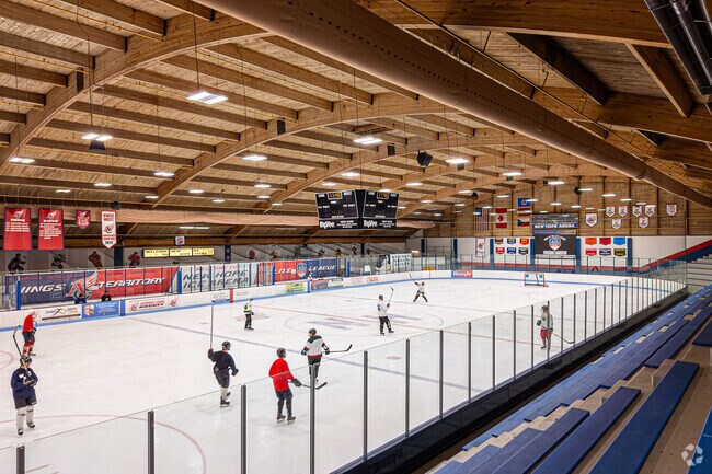 The New Hope Ice Arena has two rinks and is open for community residents.