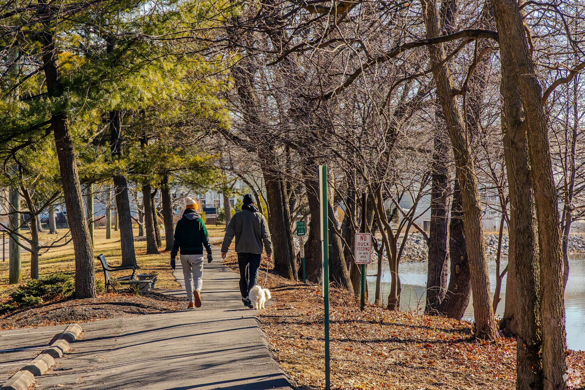 Several Walking Paths flow throughout the Minerva Park community.
