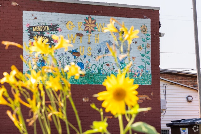 Residents come together through the community garden.