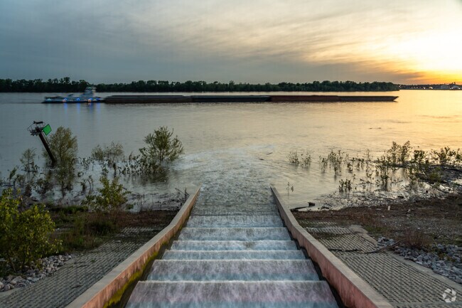 You can watch tugboats push barges down the river at Sunset Park.