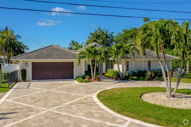 Contemporary homes are common in Juno Beach.