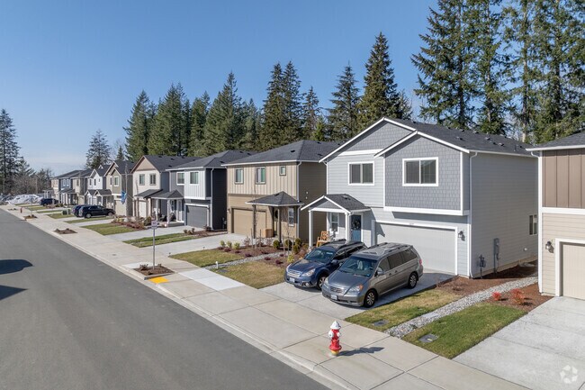 Newly constructed homes in Startup adorn the streets with a touch of magic.