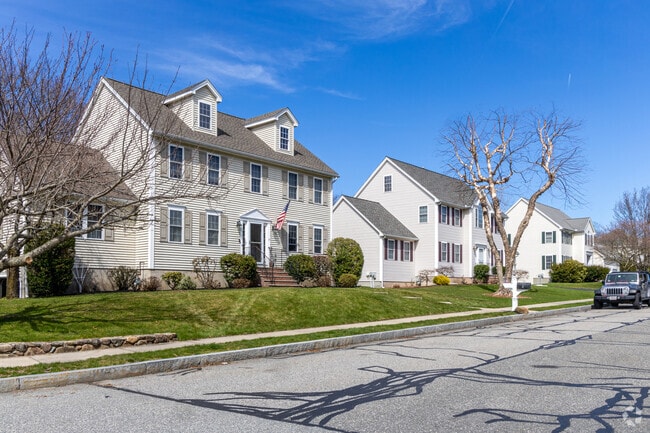 There are many large Colonial-styled homes in Burlington.