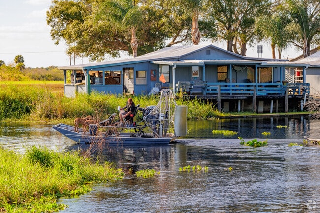 Catch an airboat ride with a local captain along the St. Johns River in Cocoa West.