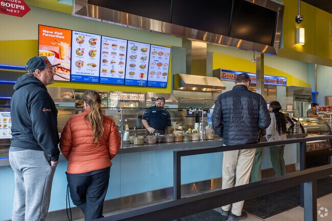 Cafe Zupas provides soups and salads close to Snyderville neighborhoods.