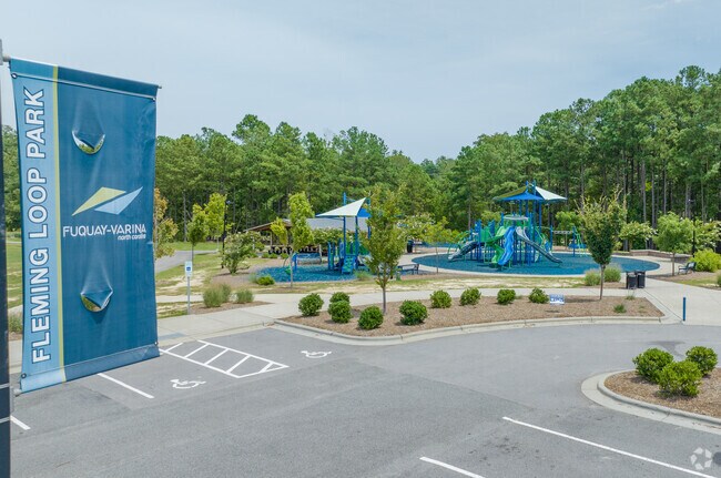 Re-opening in 2020, Flemming Loop Park now has 7 mulit-purpose fields and a playground.