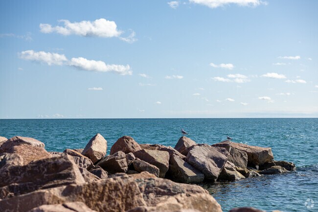 Isherwood Beach is a quiet, secluded beach in Northern Illinois.