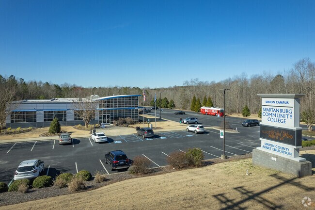 The Spartanburg Community College campus offers a plethora of programs for Union residents.