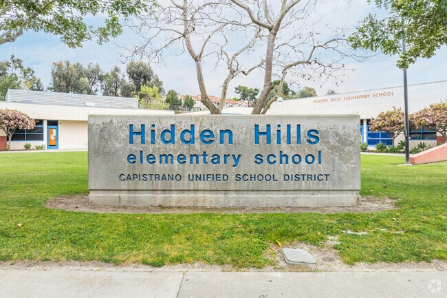 Hidden Hills Elementary School is part of the Capistrano Unified School District.