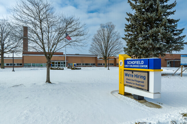 Front of Schofield Elementary School.