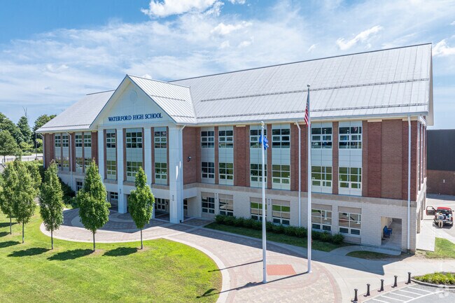 Locals enjoy the Waterford High School for it's conveniently location and highly competent staff