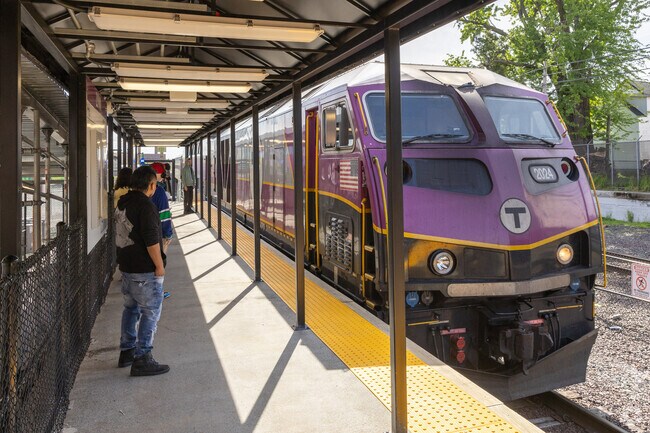 The commuter rail is a popular option for residents of Downtown Lynn to get around.