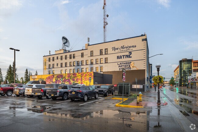 Explore local arts and culture in Downtown Fairbanks, just a short drive from Goldstream.