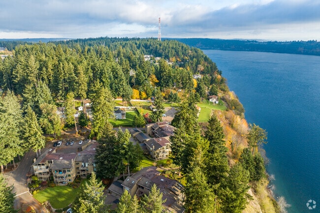 Many residences have waterside views of The Narrows.