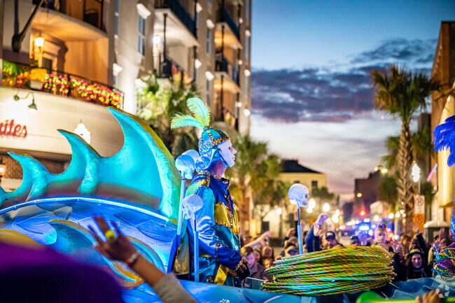Camelia residents might enjoy the annual Mardi Gras parades in downtown Mobile.