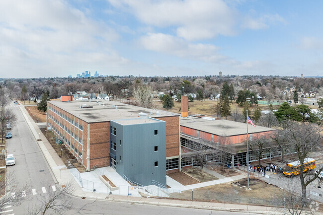 Balanced gender representation: 49% female and 51% male students attend Anthony Middle.
