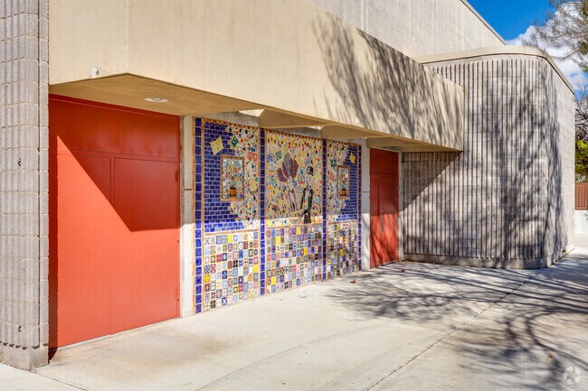 The Winchester Dondero Cultural Center features local artwork.
