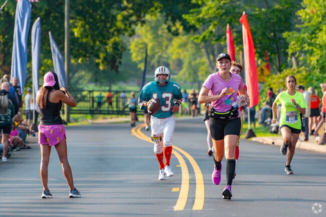 The Pro Football Hall of Fame Race Series held in Downtown Canton.