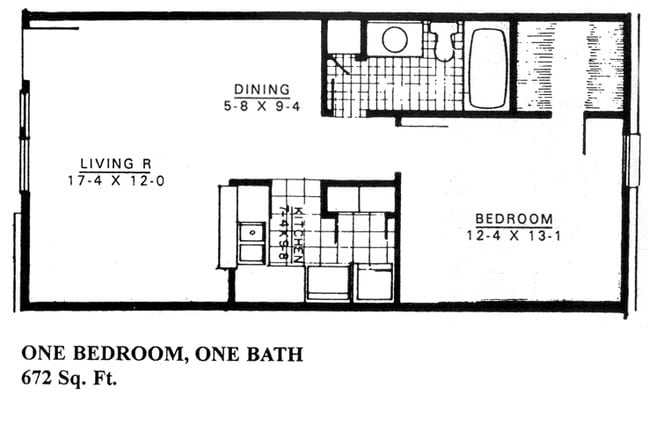 1BR/1BA