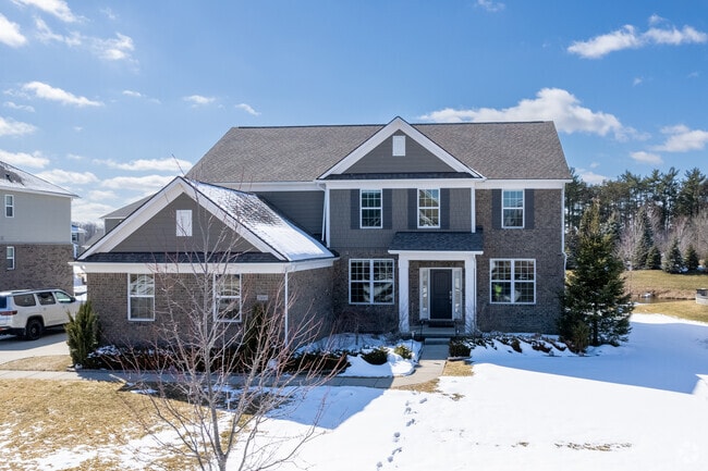 Large contemporary homes are commonly seen throughout Commerce.