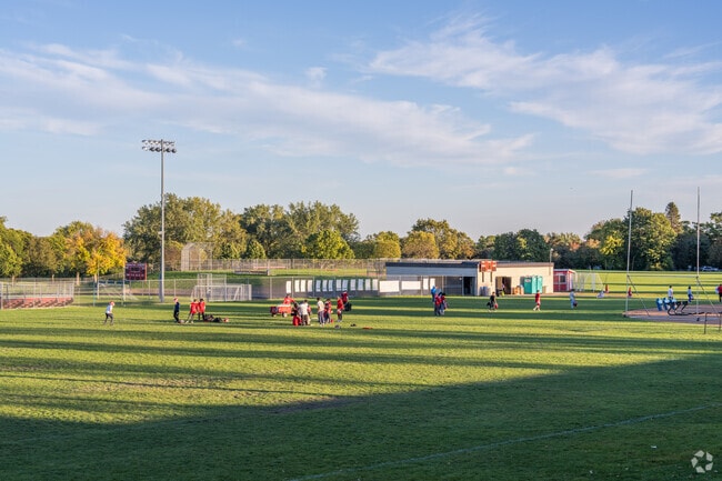 Highland Park Middle School has shared activity fields with the High School.