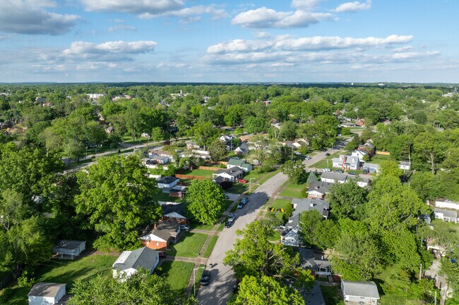 University South residences enjoy wide streets and generous yards.