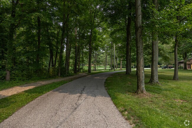 Valley View Woods Park has plenty of places to take your dogs for a walk.