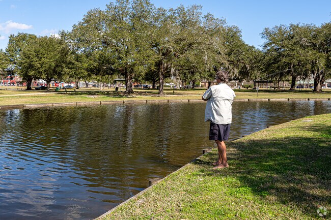 Go fishing in the pond at Zemurray Park.