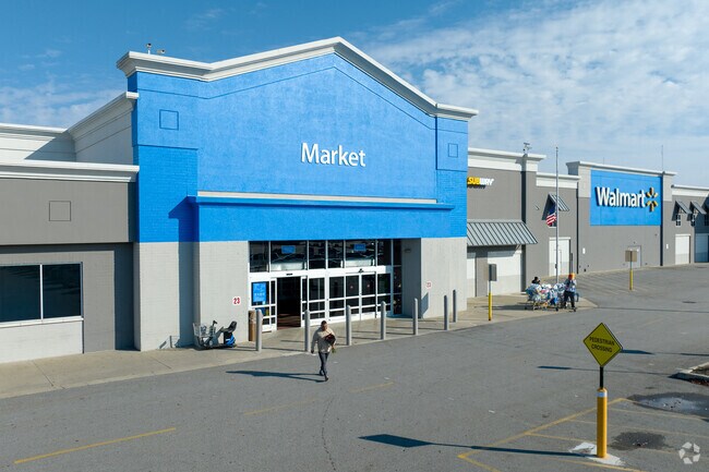 Leicester has a Walmart supercenter.