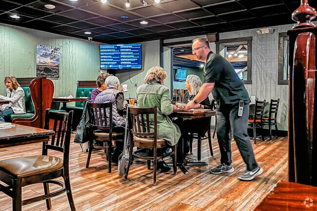 Lunch is being served in Tipton's Tavern in Harmony Township, NJ.