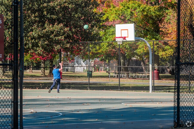 Miller Field basketball court is a popular play area in New Dorp.
