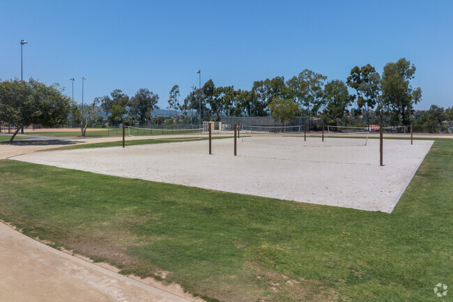 Multiple volleyball courts located at Niguel Hills Middle School.