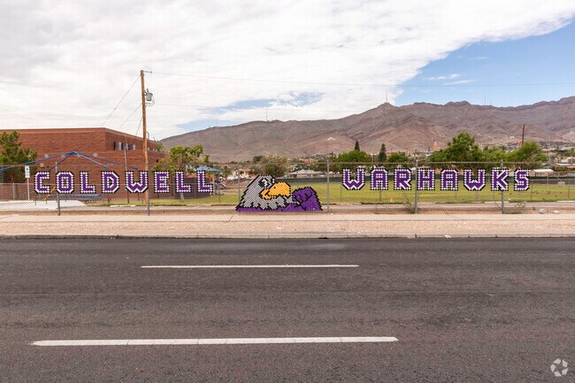 The Coldwell Elementary School's mascot is the Warhawk in Five Points.